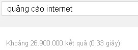Quảng cáo internet tìm kiếm với Google